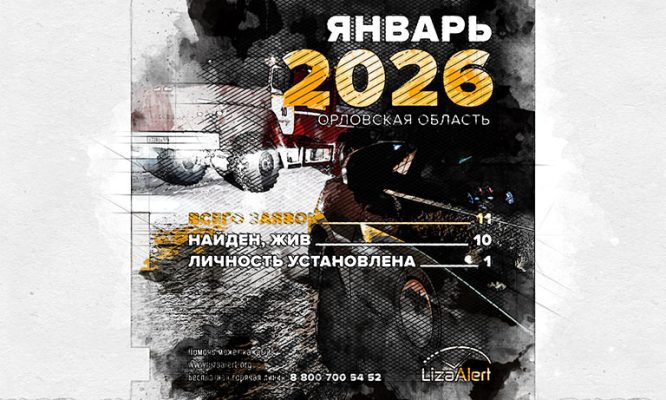 В январе в Орловской области бесследно пропали 11 человек