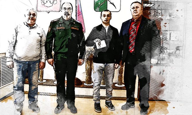 По указу Путина орловец Руслан Мамедов получил медаль «За храбрость»