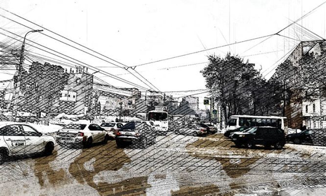 Орёл с утра стоит в пробках