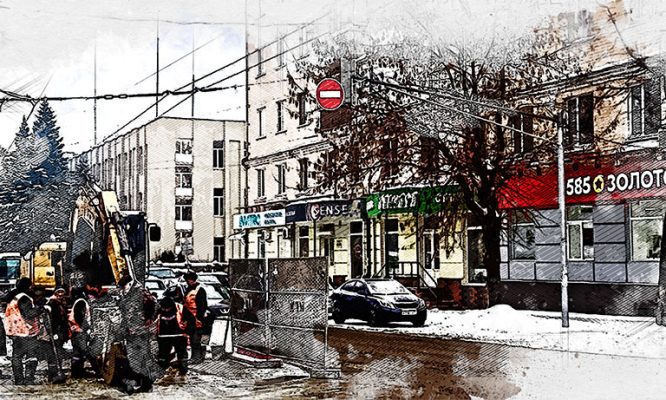 В Орле ремонт коллектора на Полесской движется к финалу