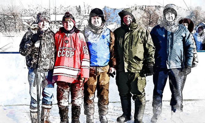 В Орловской области прошёл турнир по хоккею в валенках