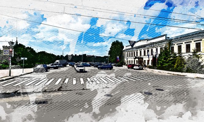 Пятачок рядом с истфаком ОГУ перекроют до лета из-за ремонта дороги