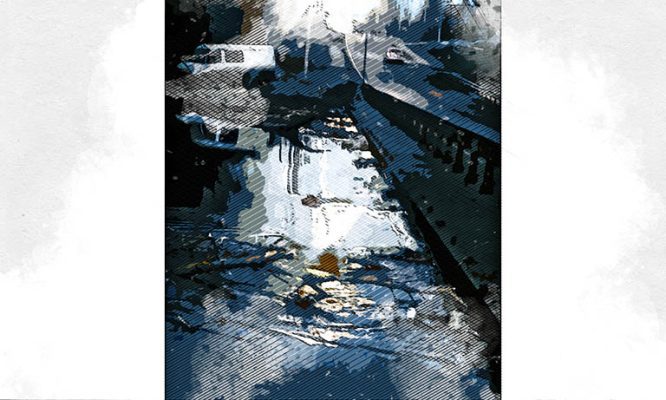 Из-за подтопления моста жители деревни Гать снова оказались «отрезаны» от мира