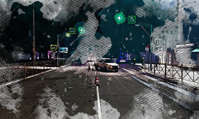 В Орле на ул. Генерала Родина сбили парня, который переходил дорогу на «красный»