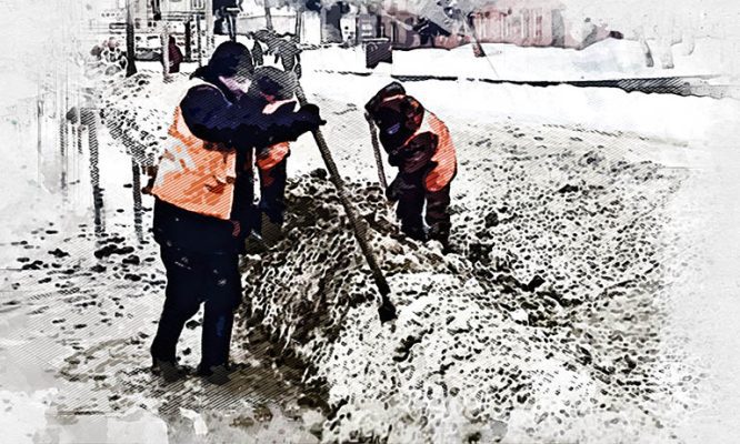 Орловцы поблагодарили коммунальщиков за нелёгкий труд днём и ночью