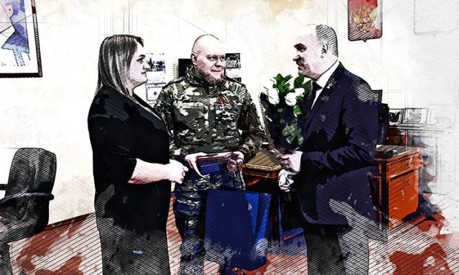Музалевский наградил участника СВО и вручил Благодарность его супруге
