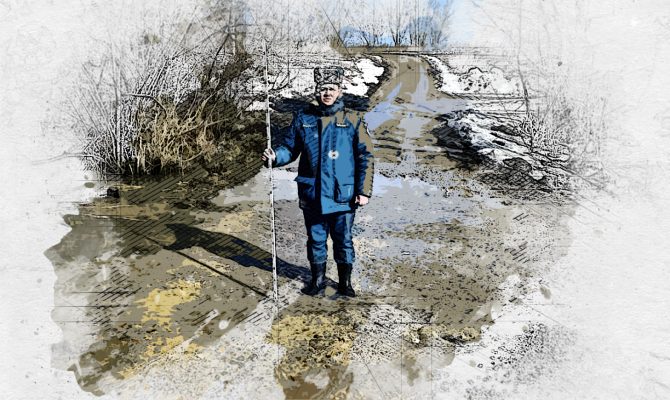 В Орловской области под воду ушёл второй мост