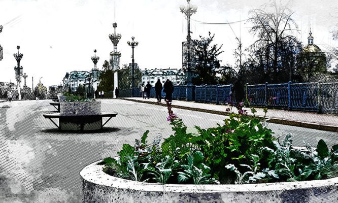 В Орле на Ленинском мосту появятся «цветочные перила»