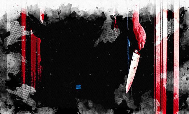 Житель Орловской области с ножом напал на полицейских