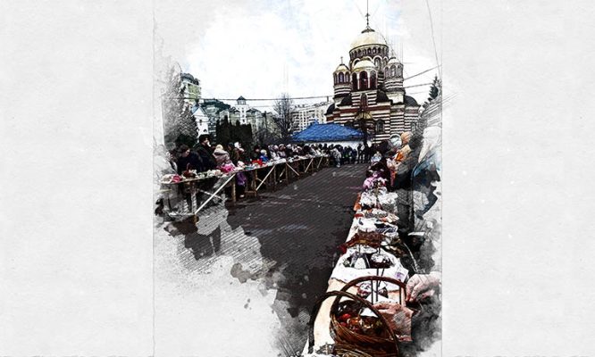 В храмах Орла освящают пасхальные куличи