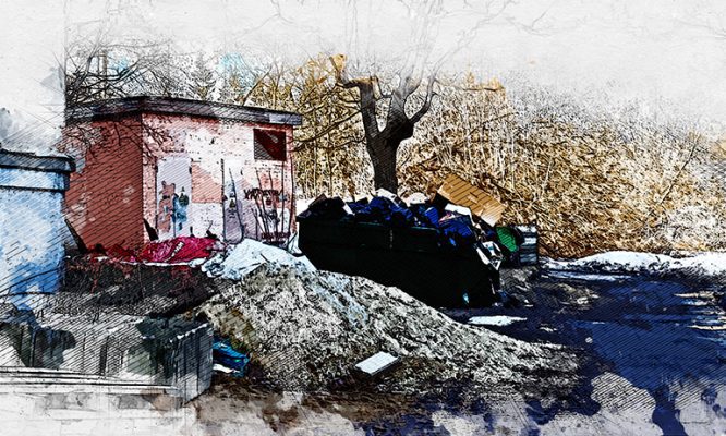 В Орле интенсивно развивается «бомж-туризм»