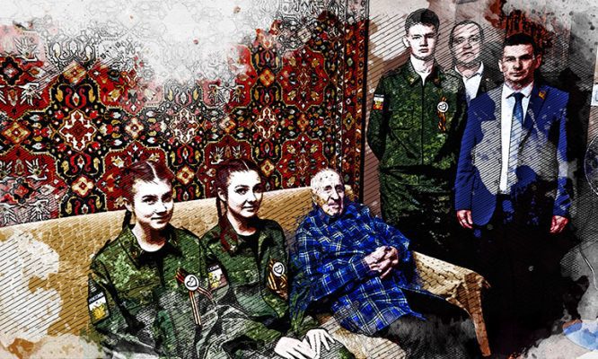 В Орле 120 учеников хореографической школы выстроились в слово «Победа»