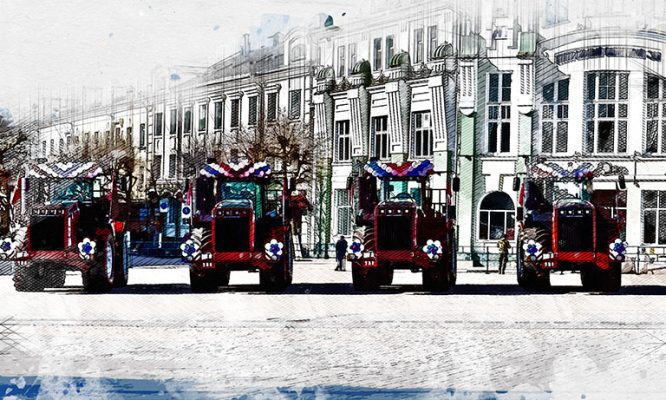 Парадные тракторы достанутся сельхозтоваропроизводителям Орловской области