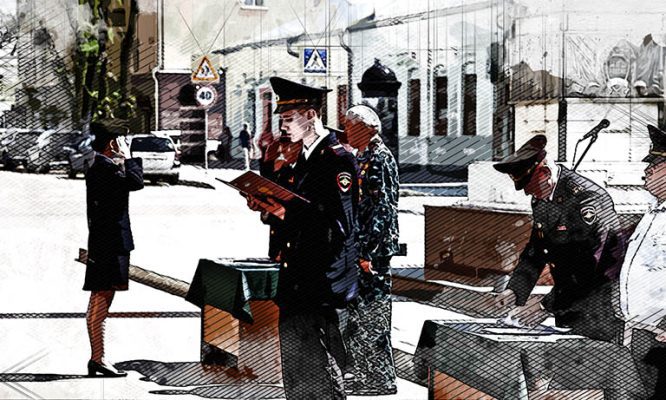 В Орле 45 новоиспечённых полицейских приняли присягу в День образования российской полиции