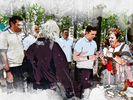 Клычкову подарили золотой орех