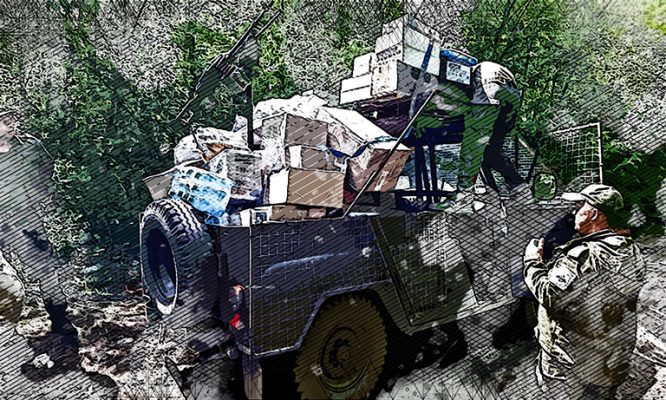 В зону СВО из Орла отправили стройматериалы и прицеп