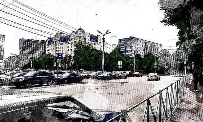 Орёл пушистым одеялом накрыл тополиный пух
