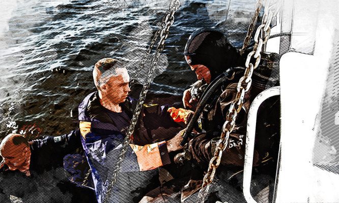 Орловские дайверы обнаружили затонувшие судна разных эпох в акватории Онежского озера