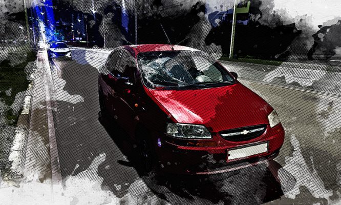 В Орле ночью девушка на иномарке сбила пешехода