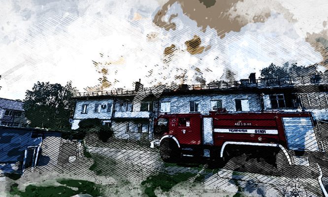 В Орловской области утром дважды тушили пожары повышенной опасности
