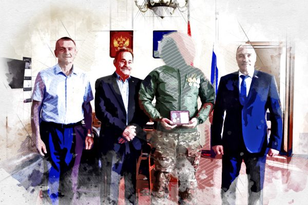 Музалевский вручил ливенцу Илье медаль «За самоотверженность и патриотизм»