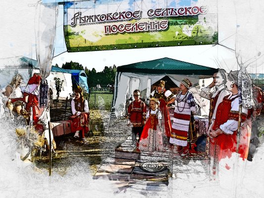 Орловцы душевно отметили 98-летие Сосковского района