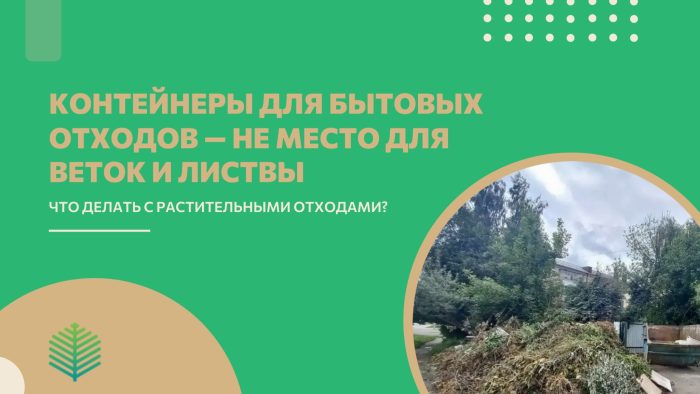 Региональный оператор напоминает о правилах утилизации растительных отходов в дачный сезон