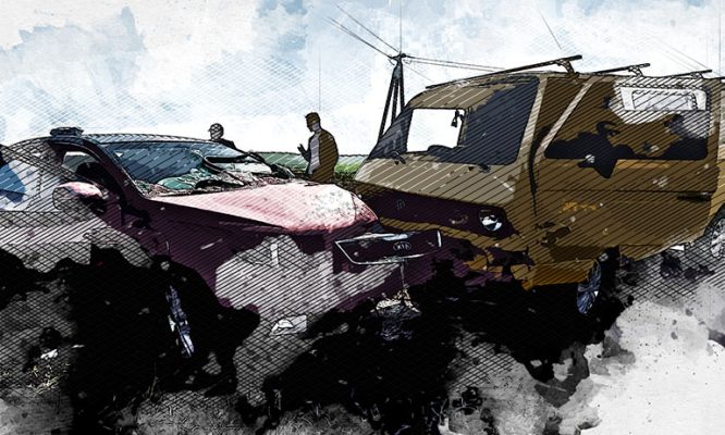 В Орловской области под Ловчиково столкнулись две иномарки