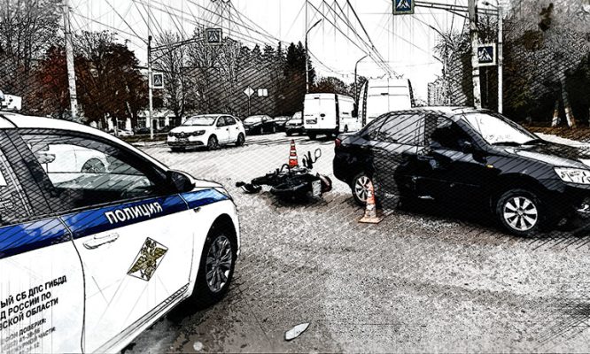 В Орле на Наугорке сбили молодого мотоциклиста