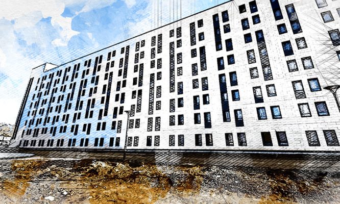 В Орле общежитие межвузовского кампуса готово на 70%