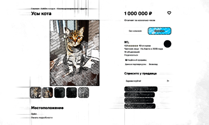 Орловцы за огромные деньги продают усы своих котов